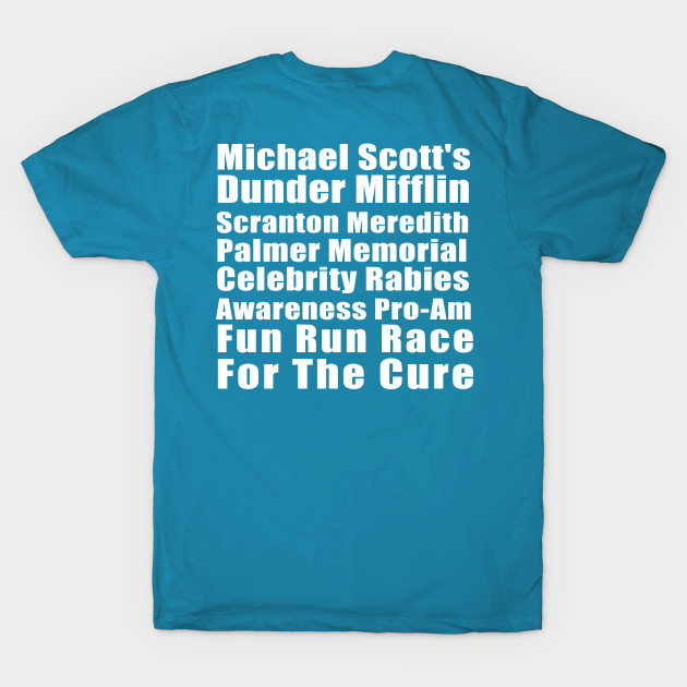 Michael scott charity run shirt cheap